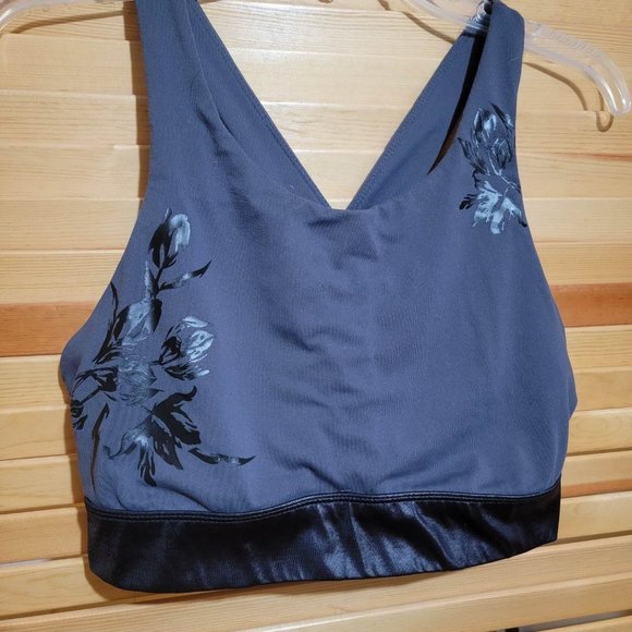 Fabletics Powerhold Flowered Sports Bra - Picture 1 of 3